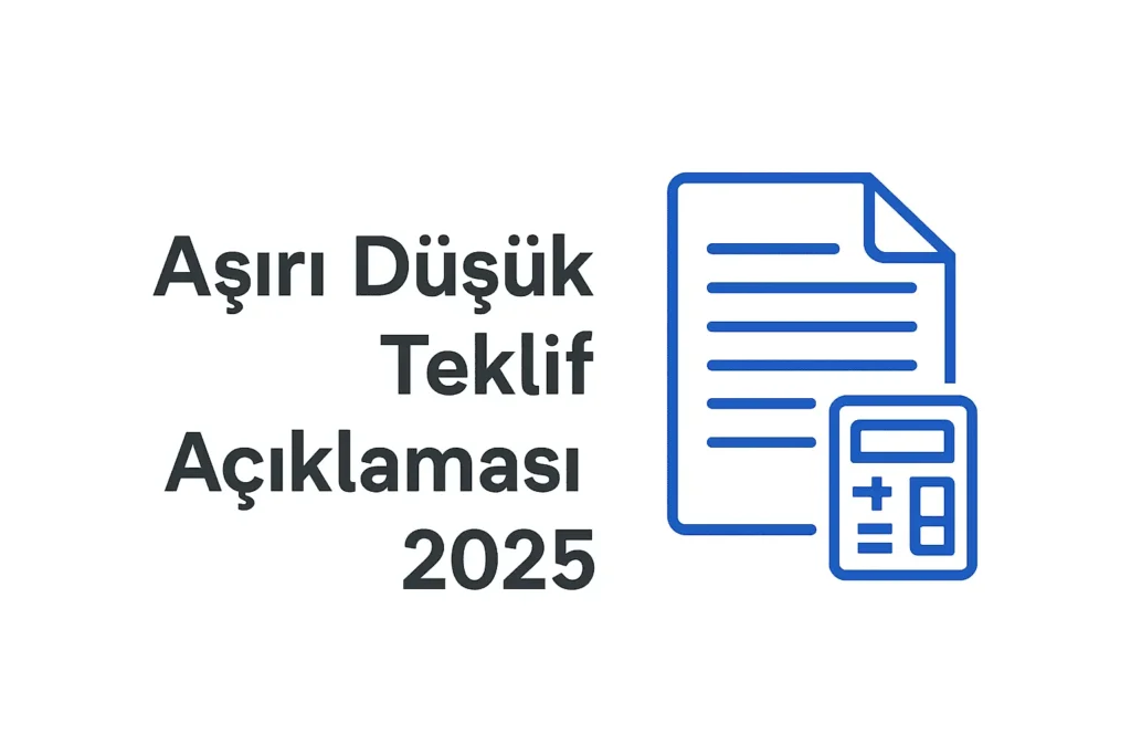 Aşırı düşük teklif nedir? 2025 yılı güncel açıklama rehberi